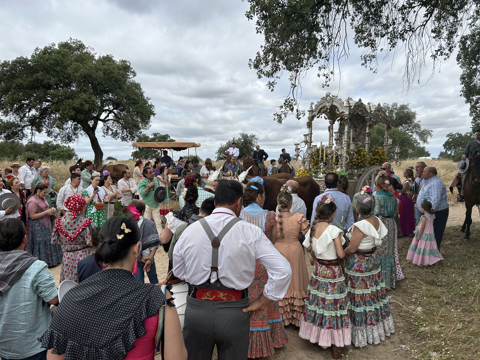 Peregrinos de la Hermandad del Rocío de Aznalcázar