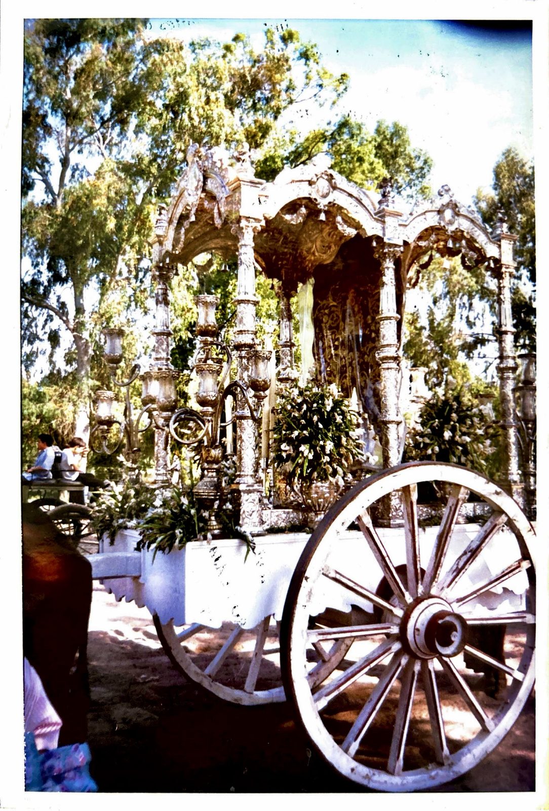 Antigua carreta del Simpecado